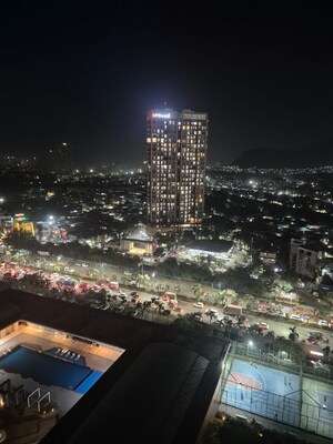 Swimming Pool in 3 BHK Apartment at Akshar Green World, Dighe – for Rent