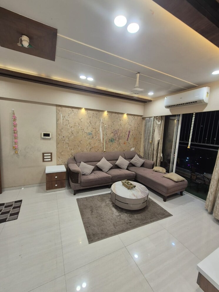 Living Room, akshar-green-world 3 Bedroom 1510 Sq.Ft. Apartment In Dighe Navi Mumbai 9602641