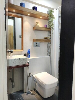 Attached Bathroom in 1 BHK Apartment at Azad Nagar – for Sale