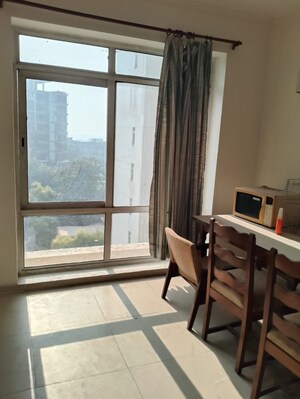 Staircase in 3 BHK Apartment at Jaypee Greens Pavilion Heights 2, Sector 128 – for Rent