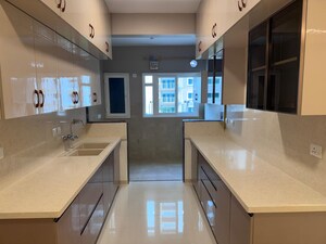 Kitchen in 3 BHK Apartment at LnT Raintree Boulevard, Hebbal – for Rent