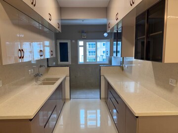 Kitchen in 3 BHK Apartment at LnT Raintree Boulevard, Hebbal – for Rent