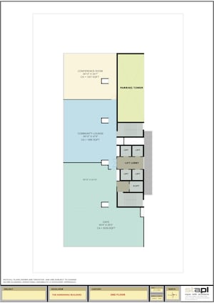 Floor Plan in  Office Space at Kaamdhenu Growth Master, Nerul – for Sale
