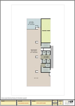 Floor Plan in  Office Space at Kaamdhenu Growth Master, Nerul – for Sale