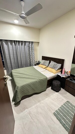 Master Bedroom in 1 BHK Apartment at Rizvi Cedar, Malad East – for Rent