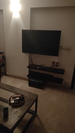 Living Room in 3 BHK Apartment at Wadhwa Golden Peak, Bandra East – for Rent