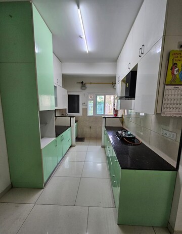 Kitchen in 2.5 BHK Apartment at LnT Raintree Boulevard, Hebbal – for Rent