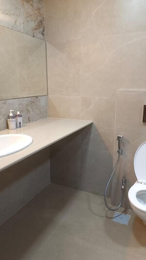 Bathroom in 3 BHK Apartment at Bala Sadan, Santacruz West – for Rent