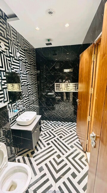 Bathroom in 3 BHK Builder Floor at BPTP District 3, Sector 85 – for Rent