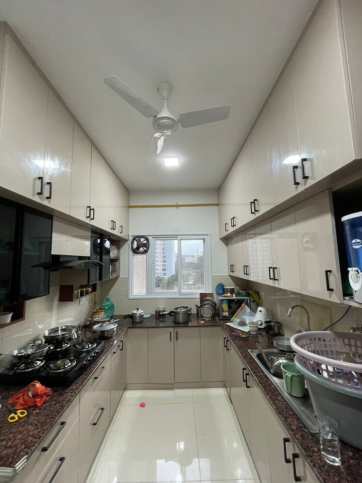 Kitchen, lnt-raintree-boulevard 3.5 Bedroom 1950 Sq.Ft. Apartment In Hebbal Bangalore 9602804