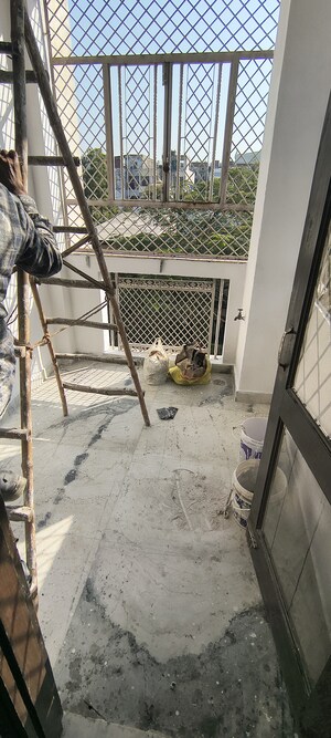 Balcony in 2 BHK Builder Floor at Malviya Nagar – for Rent