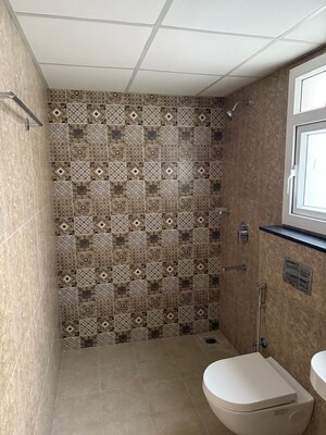 Bathroom in 3 BHK Apartment at Brigade Cornerstone Utopia Tranquil Block, Varthur – for Rent