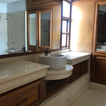 Kitchen in 2 BHK Builder Floor at Vasant Vihar – for Rent