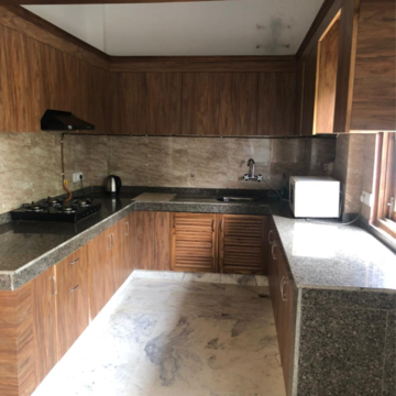 Kitchen in 2 BHK Builder Floor at Vasant Vihar – for Rent