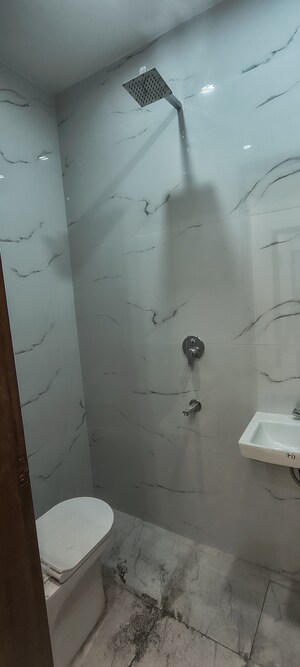 Bathroom in 1 BHK Builder Floor at Panchsheel Vihar – for Rent