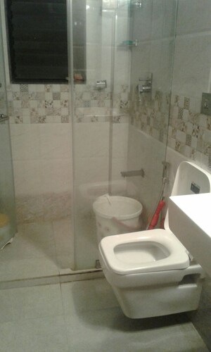 Bathroom in 3 BHK Apartment at Satguru Rendezvous, Bandra West – for Rent