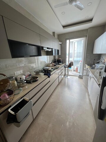 Kitchen in 3 BHK Builder Floor at Ansal Plaza Sector-23, Sector 23 – for Rent