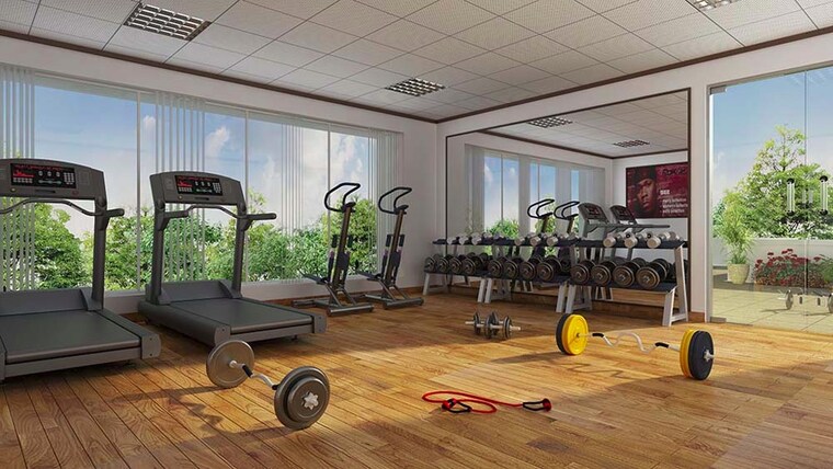 Gym, ganga-arcadia 2 Bedroom 1250 Sq.Ft. Apartment In Kharadi Pune 9603006