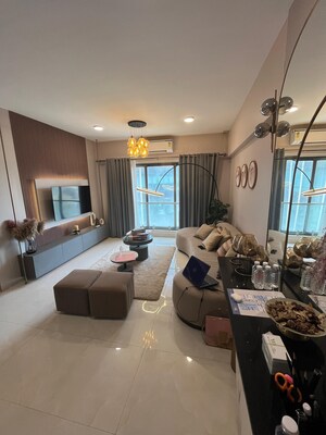 Living Room in 3 BHK Apartment at IM Applaud 38, Goregaon East – for Sale