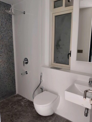 Bathroom in 3 BHK Apartment at Lodha World One, Worli – for Rent