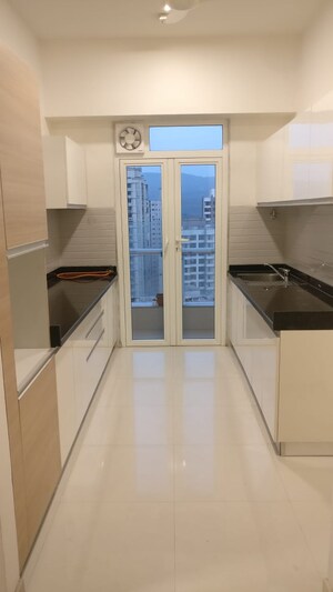 Staircase in 3 BHK Apartment at Omkar Alta Monte, Malad East – for Rent