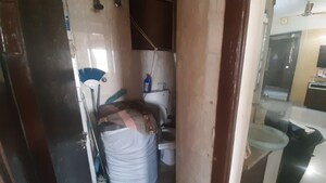 Bathroom in 3 BHK Apartment at Sahaj Solarium, Vasna – for Rent