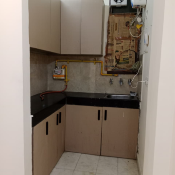 Kitchen in 1 BHK Builder Floor at Malviya Nagar – for Rent
