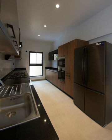 Kitchen in 3 BHK Apartment at Hulkul Residency Apartments, Lavelle Road – for Rent