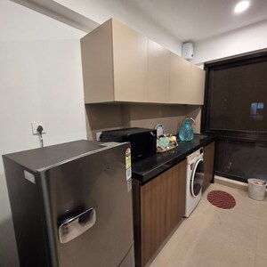 Kitchen in 3 BHK Apartment at Vaswani Bel Air, Govind Dham – for Rent