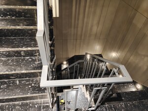 Staircase in 3 BHK Builder Floor at Model Town Phase 2 – for Sale