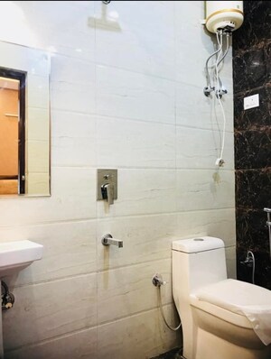 Bathroom in 1 RK Builder Floor at Saket – for Rent