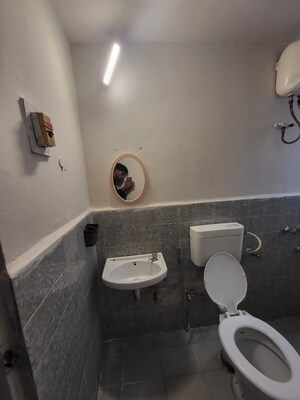 Bathroom in 1 BHK Apartment at Goel Ganga Hamlet, Viman Nagar – for Rent