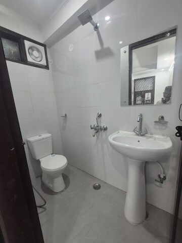 Bathroom in 1 RK Builder Floor at Saket – for Rent