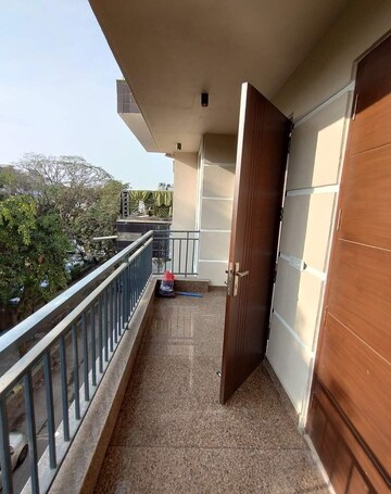 Balcony in 4 BHK Builder Floor at Saket – for Rent