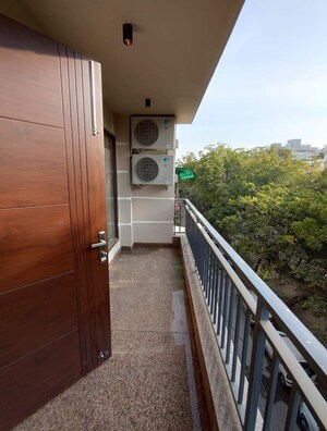 Balcony in 4 BHK Builder Floor at Saket – for Rent