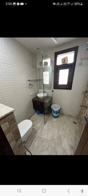 Bathroom in 2 BHK Builder Floor at Saket – for Rent