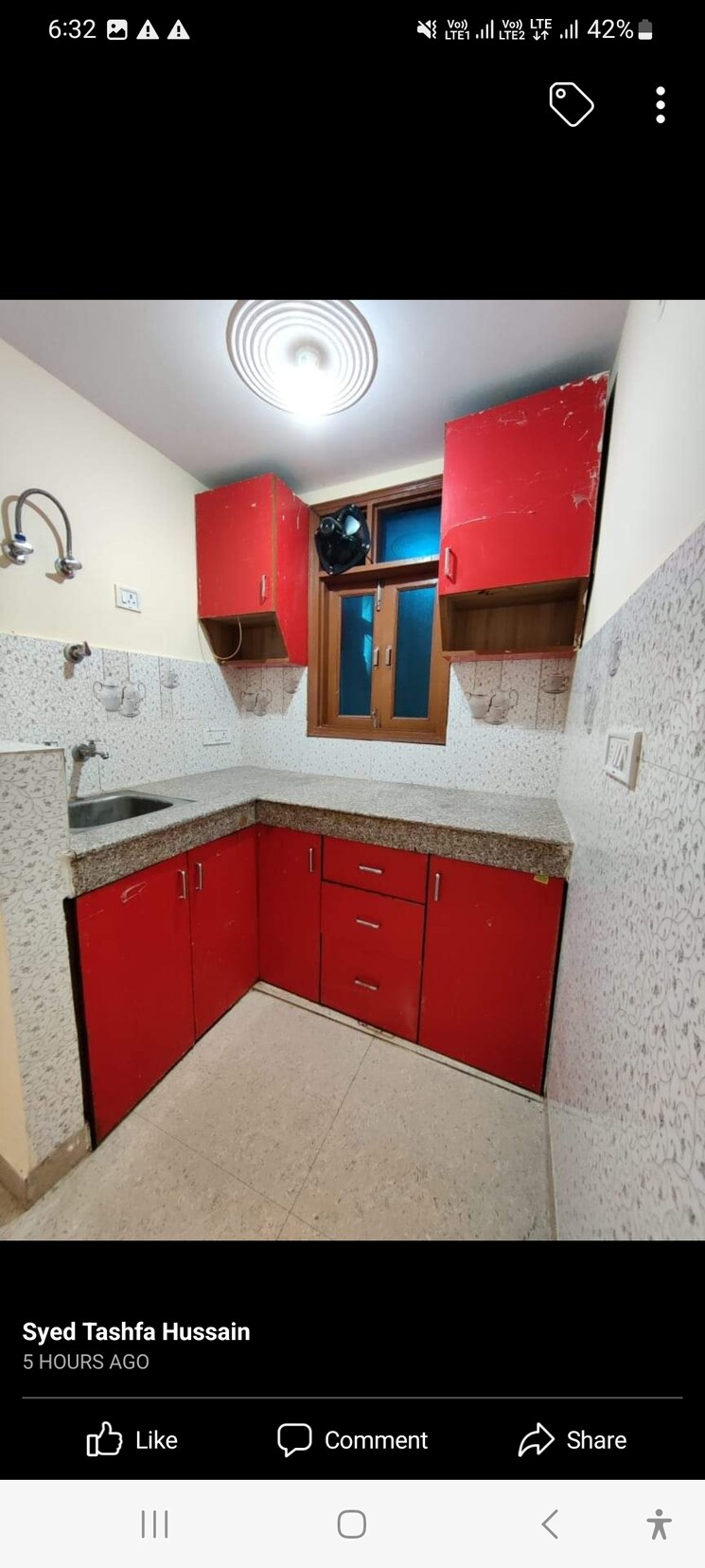 Kitchen, saket 1 Bedroom 500 Sq.Ft. Builder Floor In Saket Delhi 9603269