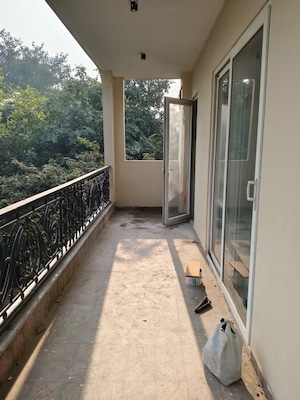 Balcony in 4 BHK Builder Floor at Ansal Sushant Residency, Sushant Lok Iii – for Rent