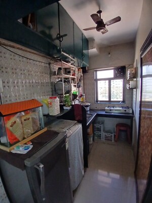 Kitchen in 1.5 BHK Apartment at Gharkul CHS Malad East, Malad East – for Rent
