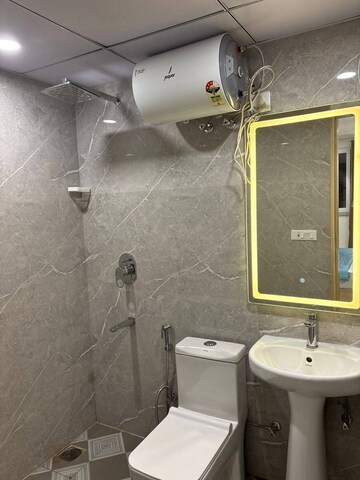 Bathroom in 2 BHK Builder Floor at Freedom Fighters Enclave – for Rent