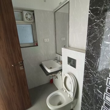Bathroom in 2 BHK Apartment at Omkar Ananta, Goregaon East – for Rent