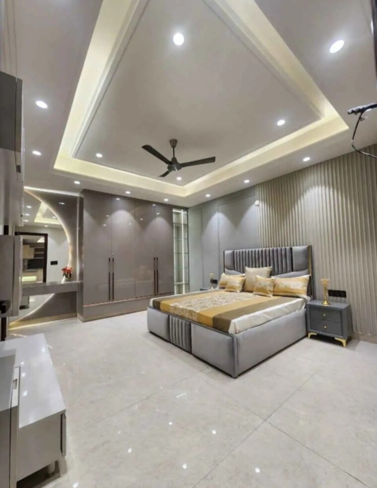 Master Bedroom, greater kailash ii 3 Bedroom 4000 Sq.Ft. Builder Floor In Greater Kailash ii Delhi 9603333