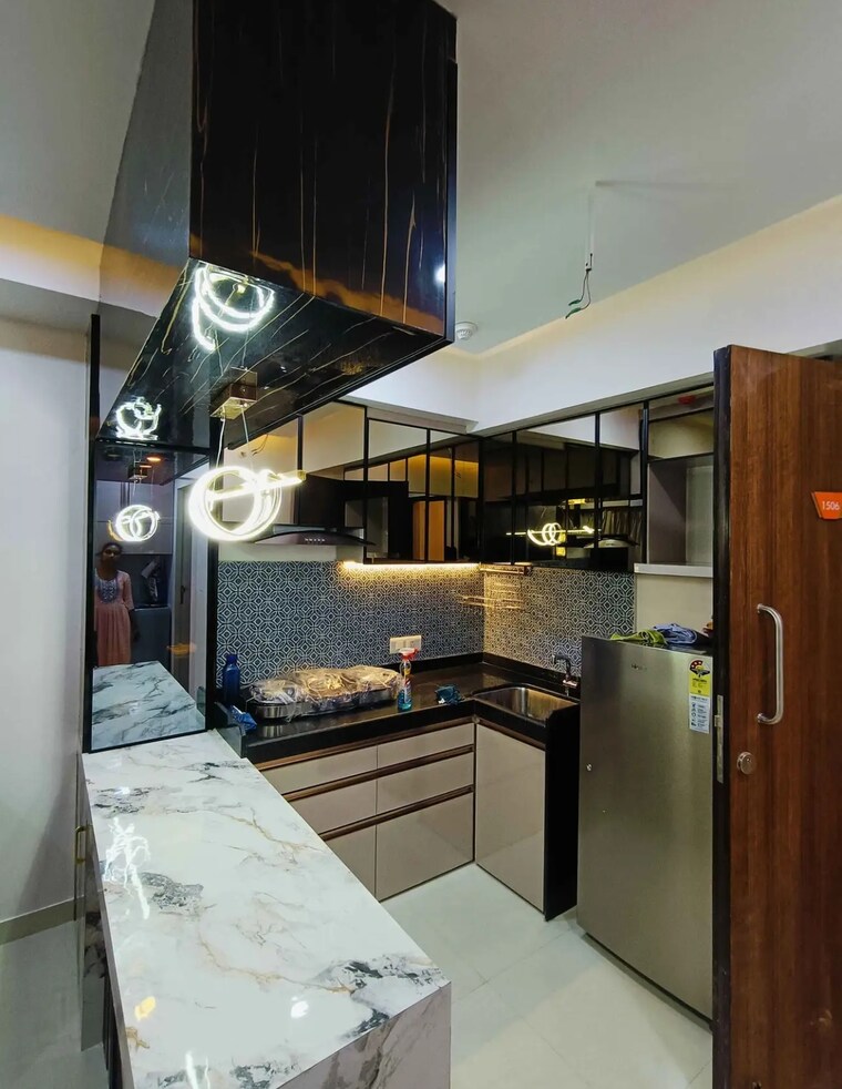 Kitchen, lodha-crown-quality-homes 1 Bedroom 500 Sq.Ft. Apartment In Majiwada Thane 9603342