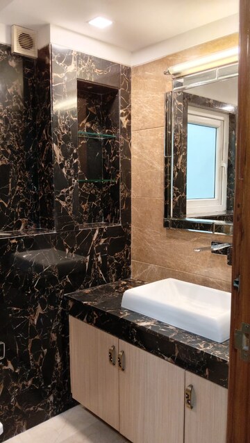 Bathroom in 3 BHK Builder Floor at Shivalik Colony – for Rent