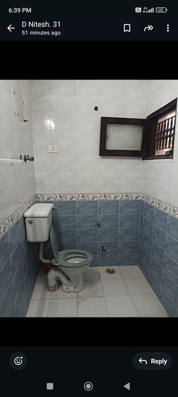Bathroom in 2 BHK Independent House at RWA Apartments Sector 50, Sector 50 – for Rent