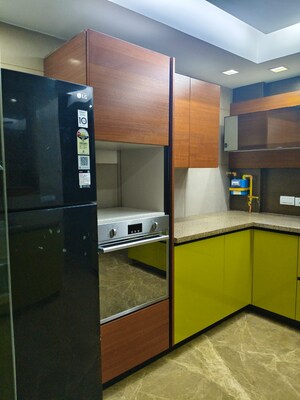 Kitchen in 4 BHK Builder Floor at Boutique Residential Apartments A 3 2, Vasant Vihar – for Rent