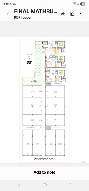 Floor Plan in 3 BHK Villa at Girmapur – for Sale