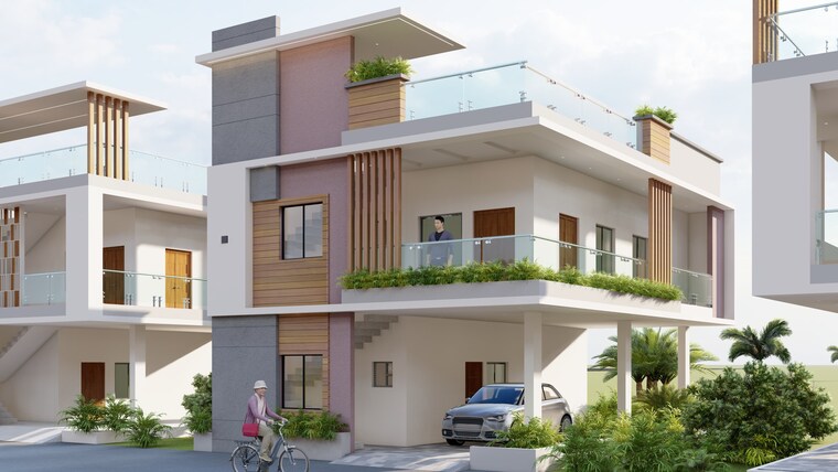 Exterior View, medchal 3.5 Bedroom 3000 Sq.Ft. Independent House In Medchal Hyderabad 9603435