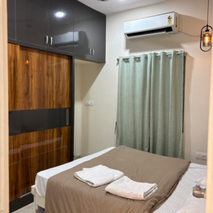 Bedroom in 3 BHK Builder Floor at Gachibowli – for Rent