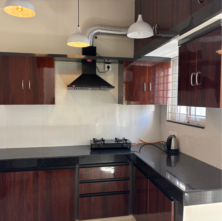 Kitchen, gachibowli 3 Bedroom 1850 Sq.Ft. Builder Floor In Gachibowli Hyderabad 9603434